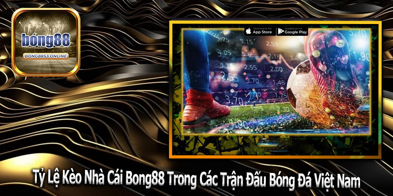 Tỷ Lệ Kèo Nhà Cái Bong88 Trong Các Trận Đấu Bóng Đá Việt Nam